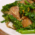mmameco's cooksnap of when they made 春の味覚♪鯵と菜の花の胡麻和え.