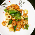 空ちゃんかんちゃん's cooksnap of when they made 簡単！ピーマンとちくわの甘醤油炒め.