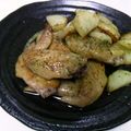 モコLOVE's cooksnap of when they made 手羽先とじゃがいものオイル焼き.