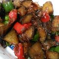 kimimaruo's cooksnap of when they made なすとピーマンの炒め物（おかかＶｅｒ．）.