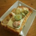 komugiko4's cooksnap of when they made 朝の幸せチーズポテサラのブルスケッタ.