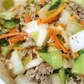 さらさらさぁや's cooksnap of when they made 炒めるだけ簡単中華☆青梗菜・海老の卵炒め.