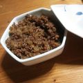 komugiko4's cooksnap of when they made 合い挽き肉と玉ねぎの簡単ふりかけ.