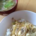 ママめがね's cooksnap of when they made 丼ぶりにも・おかずにOK！アサリの卵とじ.