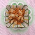 クックFESITI☆'s cooksnap of when they made 鶏胸肉のフワフワ人参みぞれ和え.