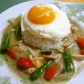 無縛（むばく）'s cooksnap of when they made バジル仕上げのさわやかタイカレー.