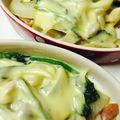 Erichuan's cooksnap of when they made 簡単♪里芋のとろ～り和風グラタン.