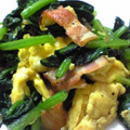バニラ_723's cooksnap of when they made ふわふわ卵とほうれん草炒め☆.
