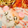 なみつん。's cooksnap of when they made 簡単 キャラ弁 可愛い ハム太郎.
