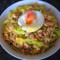 Ｍぱん's cooksnap of when they made 安い☆簡単★温玉のせキャベツそぼろ丼♬.
