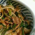ちｪき♡ひなまま's cooksnap of when they made もやしとニラの炒めたやつ.