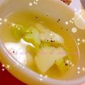 みぃすけママちゃん's cooksnap of when they made ブロッコリー茎とじゃが芋の中華スープ.