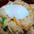 かつどんママ's cooksnap of when they made 玉子キムチ丼.