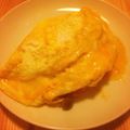 ＊さくさくさく＊'s cooksnap of when they made しめじとベーコンの簡単オムライス.
