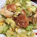 れみかん's cooksnap of when they made 鶏たまキャベツのさっぱりねぎ塩だれ。.