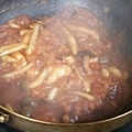 紅葉と育三's cooksnap of when they made タコときのこのトマト煮.