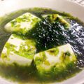 ひまわり☆≧∇≦'s cooksnap of when they made ★アツアツ★青海苔の湯豆腐★.