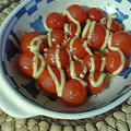 ｺｱﾗ's cooksnap of when they made 簡単：ミニトマトのマヨネーズ焼き.