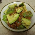 八重樫's cooksnap of when they made 簡単ですいません！納豆＋アボガド＋ご飯.