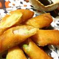 クックQTJKWO☆'s cooksnap of when they made 洋風もちちーず春巻き.