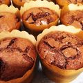 しゅがーみゅ's cooksnap of when they made ホットケーキミックスで簡単チョコマフィン.