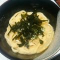 ７２３'s cooksnap of when they made 簡単！釜玉うどんにちょい足し☆.