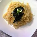 aaamh's cooksnap of when they made シンプル明太子スパゲッティ.