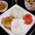 terakooo's cooksnap of when they made 野菜もたっぷり☆鶏挽肉と豆腐のハンバーグ.