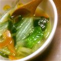 um1210's cooksnap of when they made ウェイパーで中華スープ☆超簡単お手軽.