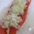 たにたーに's cooksnap of when they made ＊トマトのオニオンマリネ＊.