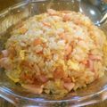 ☆YDK☆'s cooksnap of when they made 残り物で簡単❤鮭マヨチャーハン.