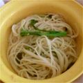 ムカリ's cooksnap of when they made 菜の花と春キャベツのスパゲッティ.