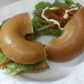まほじょ's cooksnap of when they made やみつき！ベーグルのきんぴらごぼうサンド.