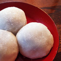 梅茶づけ's cooksnap of when they made 甘さ控え目♪うちの求肥〜大福用〜.