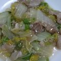 yukin24's cooksnap of when they made 白菜と豚肉の塩あんかけ(^^).