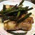 ☆ぎんママ☆'s cooksnap of when they made 豚肉巻き豆腐とにんにくの芽の炒め物.
