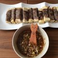 utouto⭐️'s cooksnap of when they made ネギ塩だれ＊高野豆腐巻き牛肉のステーキ.