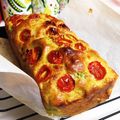 ぽこちぃ's cooksnap of when they made バジルペーストとトマトのケーク・サレ.