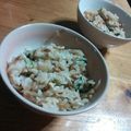 komugiko4's cooksnap of when they made 納豆+もやし+にら♡混ぜご飯.