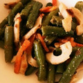 とんもんもん's cooksnap of when they made 心の癒し＊竹輪といんげんの白ごま和え.
