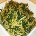 やすひろん's cooksnap of when they made 大根(蕪)の葉としらすの炒め煮.
