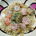 テディマリ's cooksnap of when they made アサリと海老の旨味ピラフ.