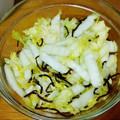 セントポーリア_61's cooksnap of when they made あっという間に！白菜と塩昆布の浅漬け.