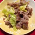 藤たぬき's cooksnap of when they made 豚とキャベツの甘味噌炒め.