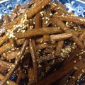 アネモネジャスミン's cooksnap of when they made ピーナッツ豆腐を作った後は『かりんとう』.