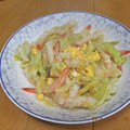 ゆけり３兄弟's cooksnap of when they made 海老と卵とキャベツ炒め.