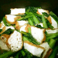 jinko3's cooksnap of when they made 厚揚げと小松菜の煮浸し.