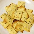 ★ままりん★'s cooksnap of when they made 超うす焼き。さつまいものおからクッキー.