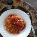 Lilly2582's cooksnap of when they made トマトと玉葱と豚肉の時短パスタ.