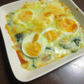 みゅう１５'s cooksnap of when they made ゆで卵とほうれん草とベーコンのグラタン.